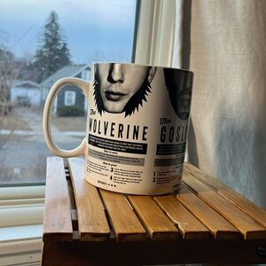 Giant Mug of Beards Gosling Wolverine Lemmy Hemingway